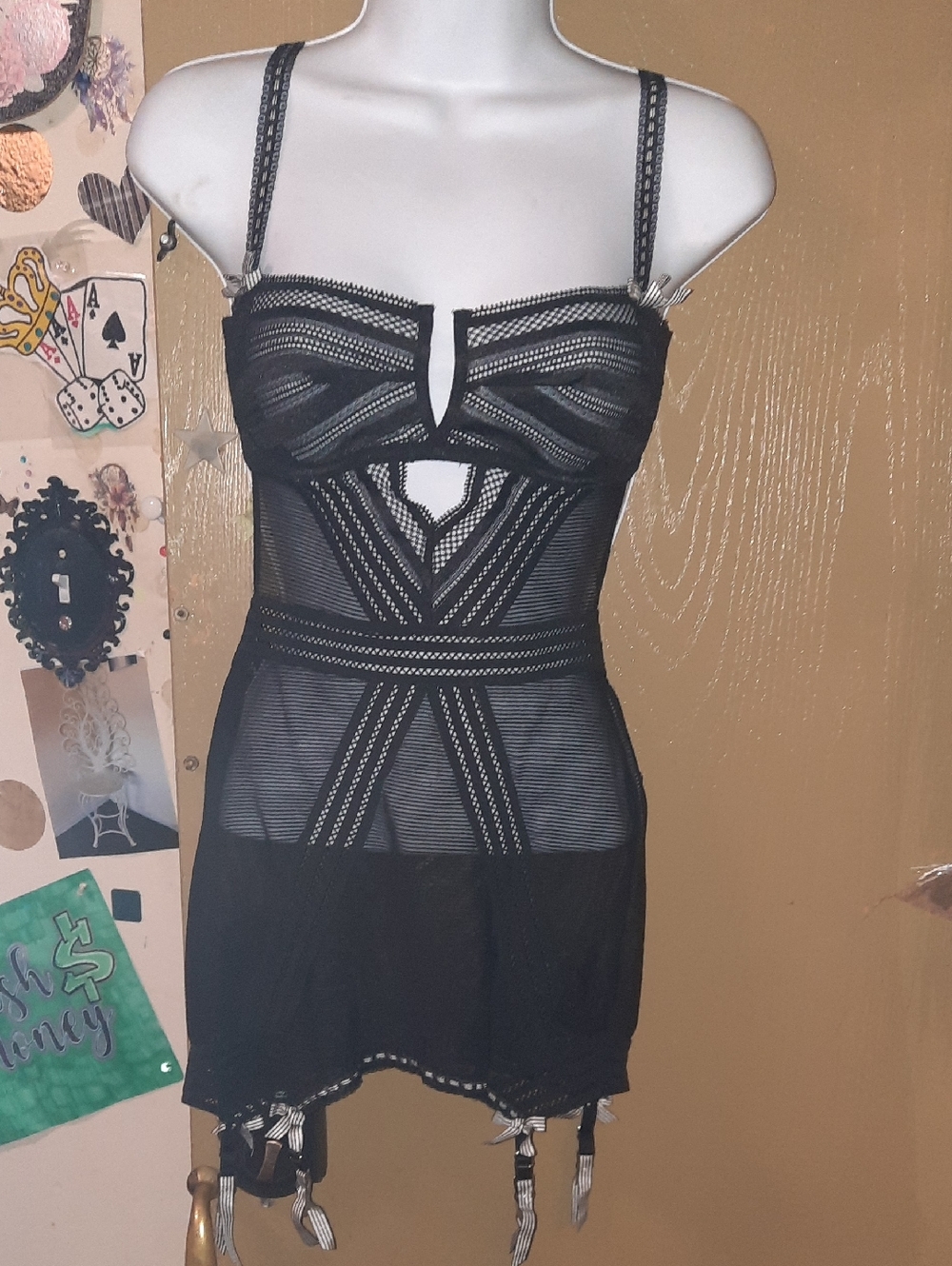 Black Sheer Lingerie Chemise